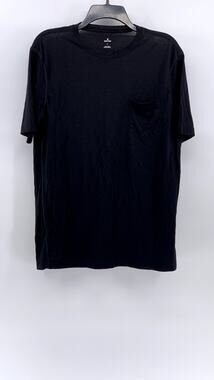 EVO Men's Black Merino Wool Short-Sleeve T-Shirt SZ L